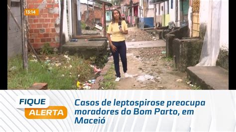 Casos De Leptospirose Preocupa Moradores Do Bom Parto Em Macei Youtube