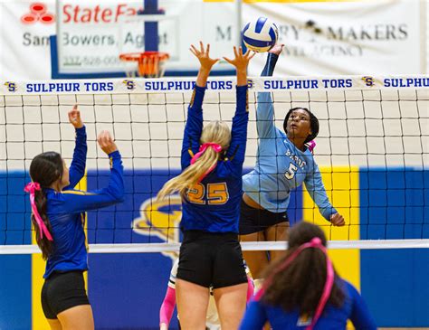 Barbe Rebounds From First Set Loss To Take District Match From Sulphur American Press