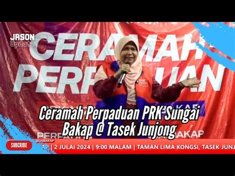 Dr Hafidzah Mustakim Ucapan Penuh Di Ceramah Perpaduan PRK Sungai