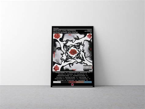 Red Hot Chili Peppers Poster Blood Sugar Sex Magik Poster Rock