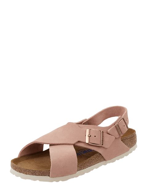 Birkenstock Sandalen Aus Veloursleder Modell Tulum Rose Online Kaufen