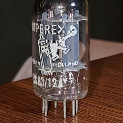 Pair Amperex Ecc Ax Tubes Holland Silvertone Reverb