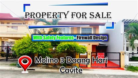 2 STOREY SINGLE FIREWALL HOUSE AND LOT FOR SALE MOLINO 3 BACOOR