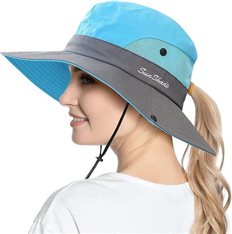 Sombrero para mujer con protección UV plegable para verano