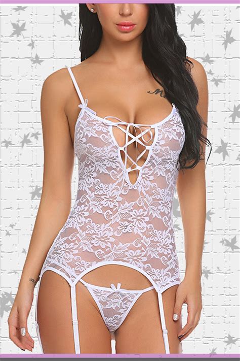 Women Area 51 Her Sexy White Lingerie