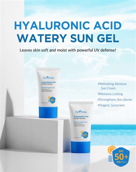 Isntree Hyaluronic Acid Perfect Sun Block Watery Sun Gel Review