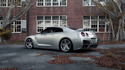 Silver Coupe Car Nissan Nissan Gtr Nissan Gt R R Hd Wallpaper