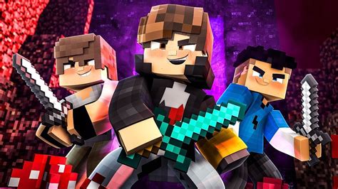 Minecraft Aventura Survival Fomos Para O Nether Youtube