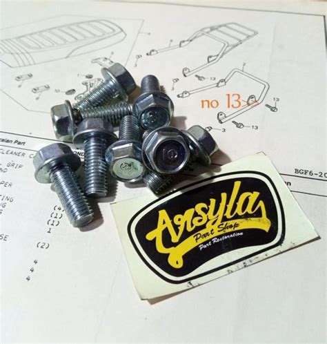 Jual Baut Behel Begel Honda Win Nos Original Di Lapak Arsyla Online