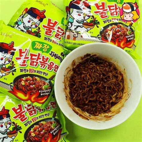 Samyang Spicy Black Bean Chicken Ramen Jjajang Noodle 4 9 Oz Pack Of