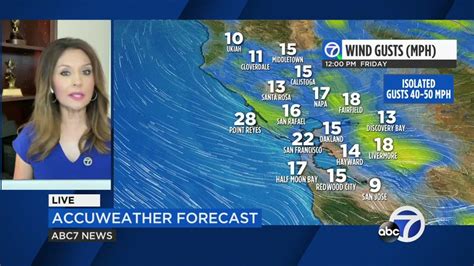 Accuweather Forecast For San Francisco San Jose Oakland And Bay Area Abc7 San Francisco