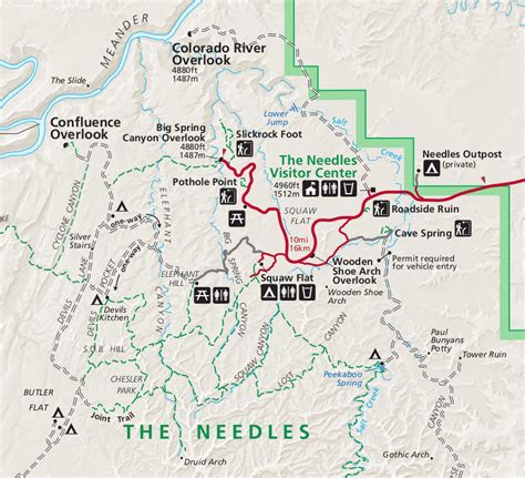 Canyonlands Maps And Guide NPMaps Just Free Maps Period