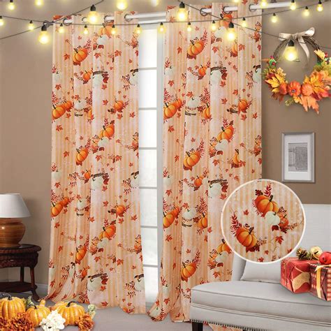 Amazon SARAFLORA Fall Curtains For Living Room Grommet