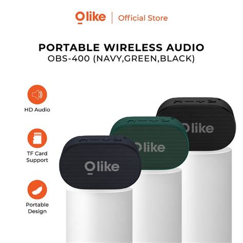 Jual Olike Obs Portable Wireless Speaker Full Hd Audio Tf Card Plug