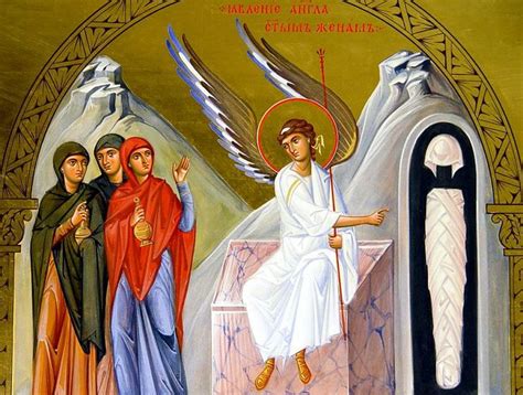 Жены-мироносицы у гроба. Явление Ангелов / Православие.Ru