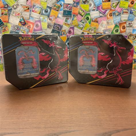 Set Cartonase Pokemon Tcg Crown Zenith Tin Galarian Moltres