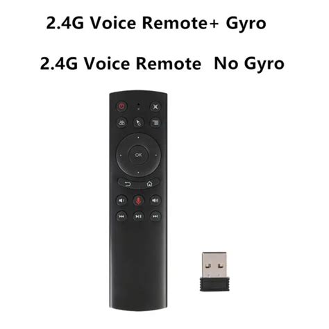 G20S Gyro Smart Voice Remote Control IR Learning 2 4G Wireless Fly Air