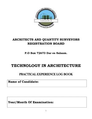 Fillable Online Architects And Quantity Surveyors Registration Board