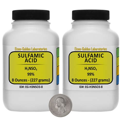 Buy Sulfamic [H3NSO3] 99% ACS Grade Powder 1 Lb in Two Space-Saver ...