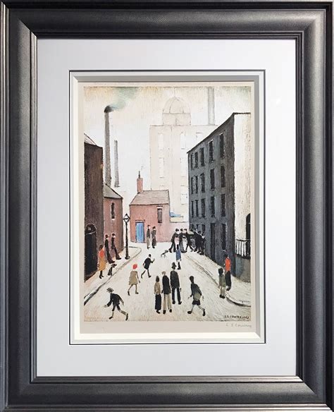 L S Lowry – Industrial Scene Print – Signed Limited Edition Print