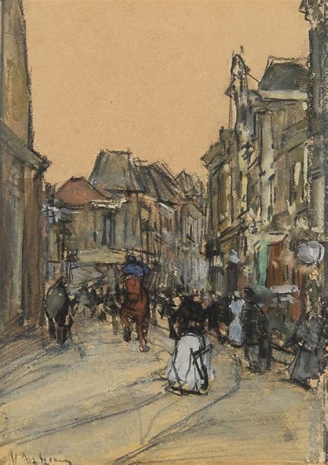 Floris Arntzenius Watercolours And Drawings Prev For Sale A Street