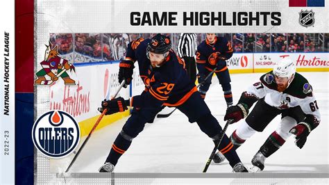 Coyotes Oilers Nhl Highlights Youtube