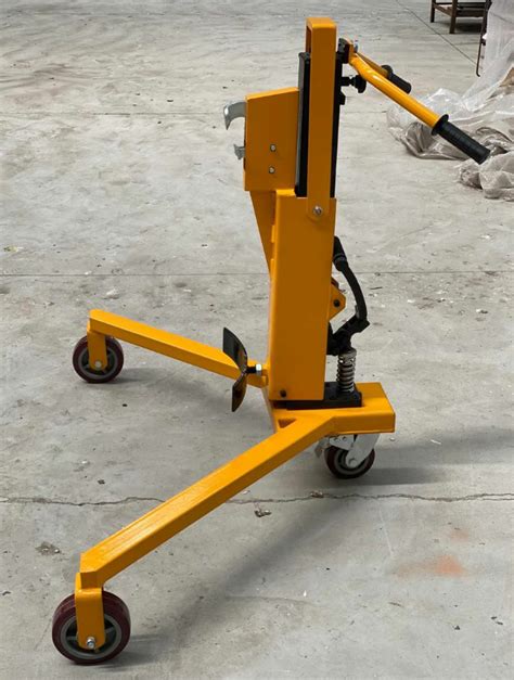 Manual Ms Three Wheel Drum Lifter Trolley Lifting Capacity Kg At