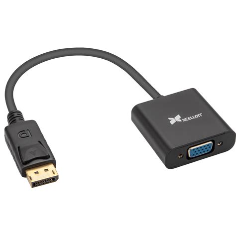 Xcellon DisplayPort to VGA Adapter DP-VGA-12 B&H Photo Video