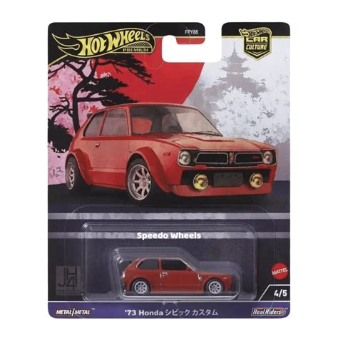 Honda Civic Custom Japan Historics Hot Wheels Premium Car Culture Speedo Wheels