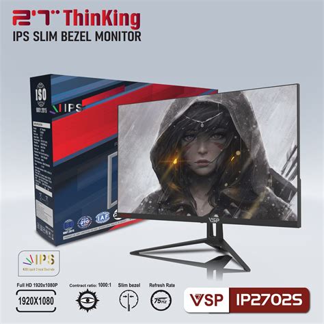 Sản phẩm Màn hình LCD 27 VSP IP2702S FHD IPS 75Hz Gaming