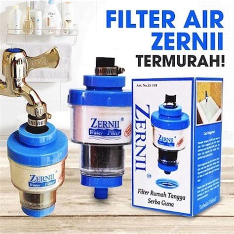 Jual Zernii Filter Air Alat Saringan Keran Air Serbaguna Shopee