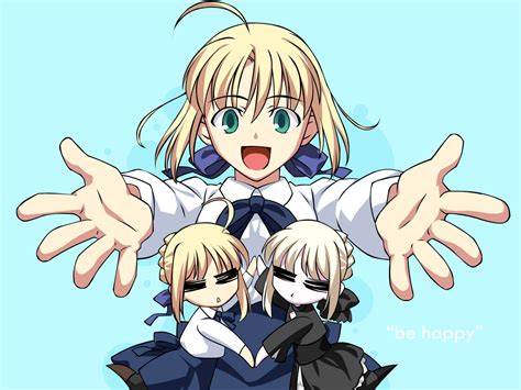 Artoria Pendragon All Blonde Hair Dress Fate Series Fate Stay Night Green Eyes Long Hair
