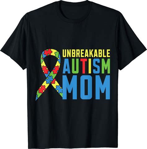 Ubreakable Autism Mom Asd Awareness Autistic Mommy T Shirt