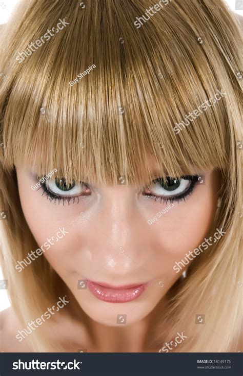 Portrait Nude Girl Green Eyes On Stock Photo Shutterstock