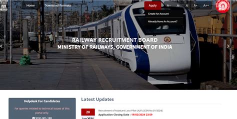 Rrb Alp Apply Online 2024 Application Form Last Date 19 February