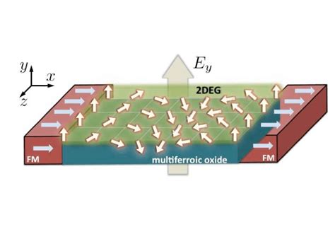 Color Online A Schematics Of Proposed Spin Fet Device Two