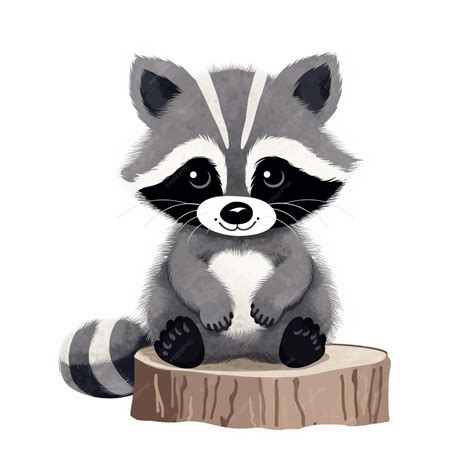 clip art raccoon 2