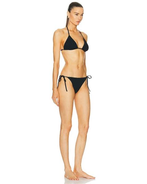 Hunza G Gina Bikini Set In Black Lyst