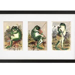 Vintage Frog Postcards, Vintage Frog Prints, Frog Print Set, Retro ...