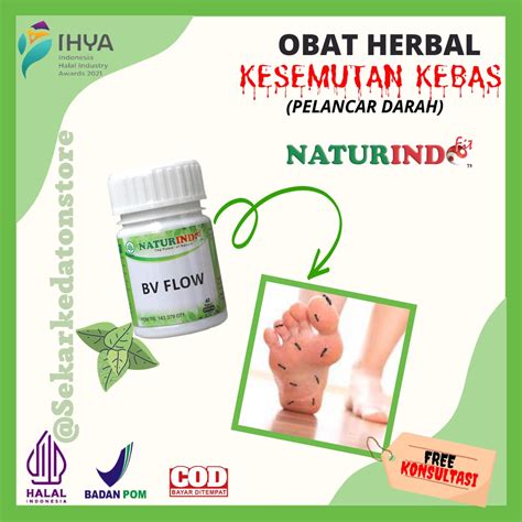 Jual Naturindo Herbal Bv Flow Obat Varises Kesemutan Kebas Keram