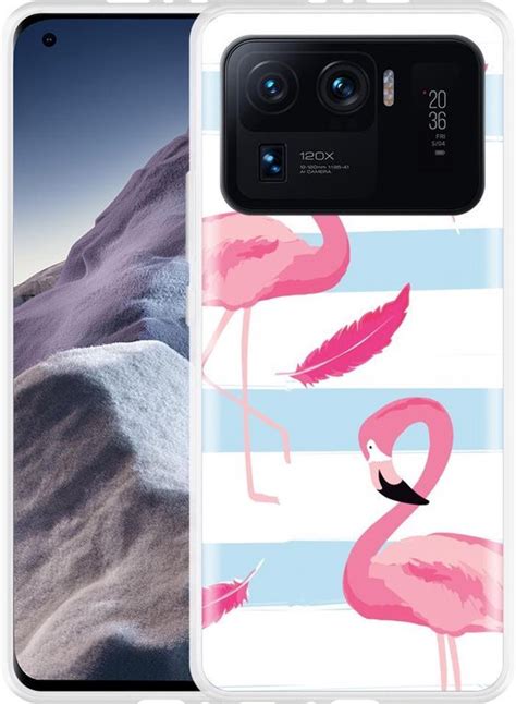 Hoesje Geschikt Voor Xiaomi Mi 11 Ultra Flamingo Feathers Bol