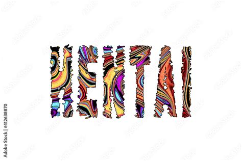 Hentai Word Banner Poster And Sticker Stock Illustration Adobe Stock