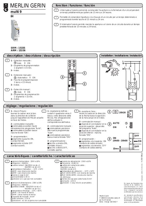 Merlin Gerin Ih Multi User Manual