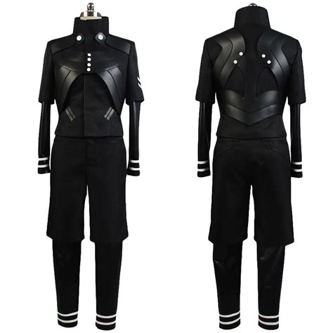 Cospaly Anime Tokyo Ghoul Ken Kaneki Jumpsuit Black Battle Full Set