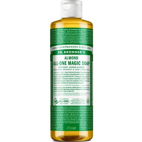 Dr Bronners Pure Castile Liquid Soap Almond 473ml • Pris