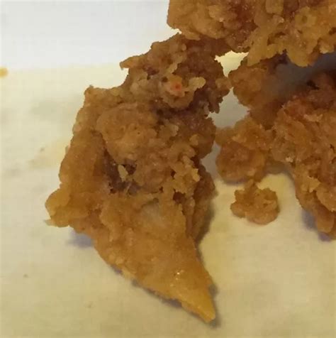 Disgusted Kentucky Fried Chicken Diner Finds Beak Inside Spicy Wing