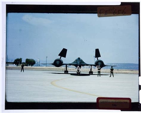 LOCKHEED SKUNK WORKS SR-71 BLACKBIRD 4"X5" COLOR TRANSPARENCY 19 | #1869754868