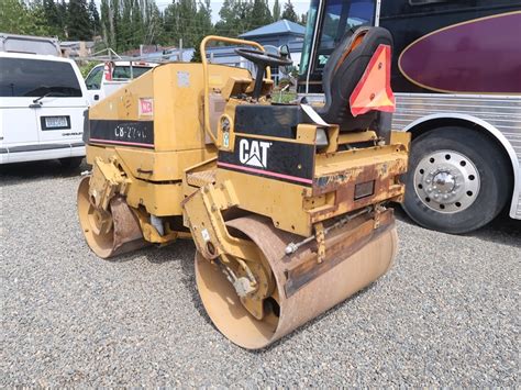 Cat Cb C Smooth Double Drum Vibratory Roller Kenmore Heavy