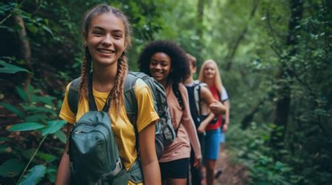 premium photo  group  teenagers   backgrounds enjoying