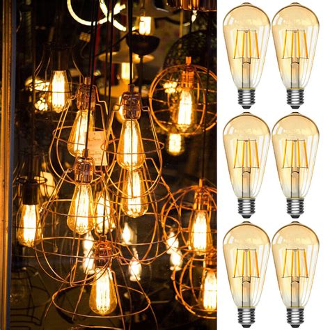 X E St Led W Edison Vintage Lampe Gl Hlampe Filament Gl Hbirne